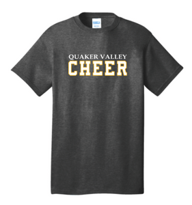 QUAKER VALLEY CHEER YOUTH & ADULT SHORT SLEEVE T-SHIRT 23/24