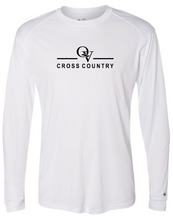Load image into Gallery viewer, *NEW* QUAKER VALLEY CROSS COUNTRY -  YOUTH &amp; ADULT PERFORMANCE SOFTLOCK LONG SLEEVE T-SHIRT - WHITE OR BLACK
