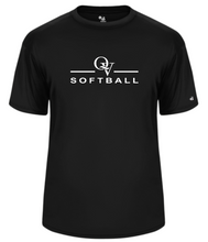 Load image into Gallery viewer, *NEW* QUAKER VALLEY SOFTBALL -  YOUTH &amp; ADULT PERFORMANCE SOFTLOCK SHORT SLEEVE T-SHIRT - WHITE OR BLACK