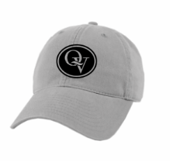 QUAKER VALLEY LEGACY BRAND ADULT SIZE RELAXED TWILL HAT - GREY OR BLACK