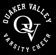 Load image into Gallery viewer, QUAKER VALLEY VARSITY CHEER TAPERED PANTS * FOR PURCHASE BY VARSITY CHEERLEADERS ONLY