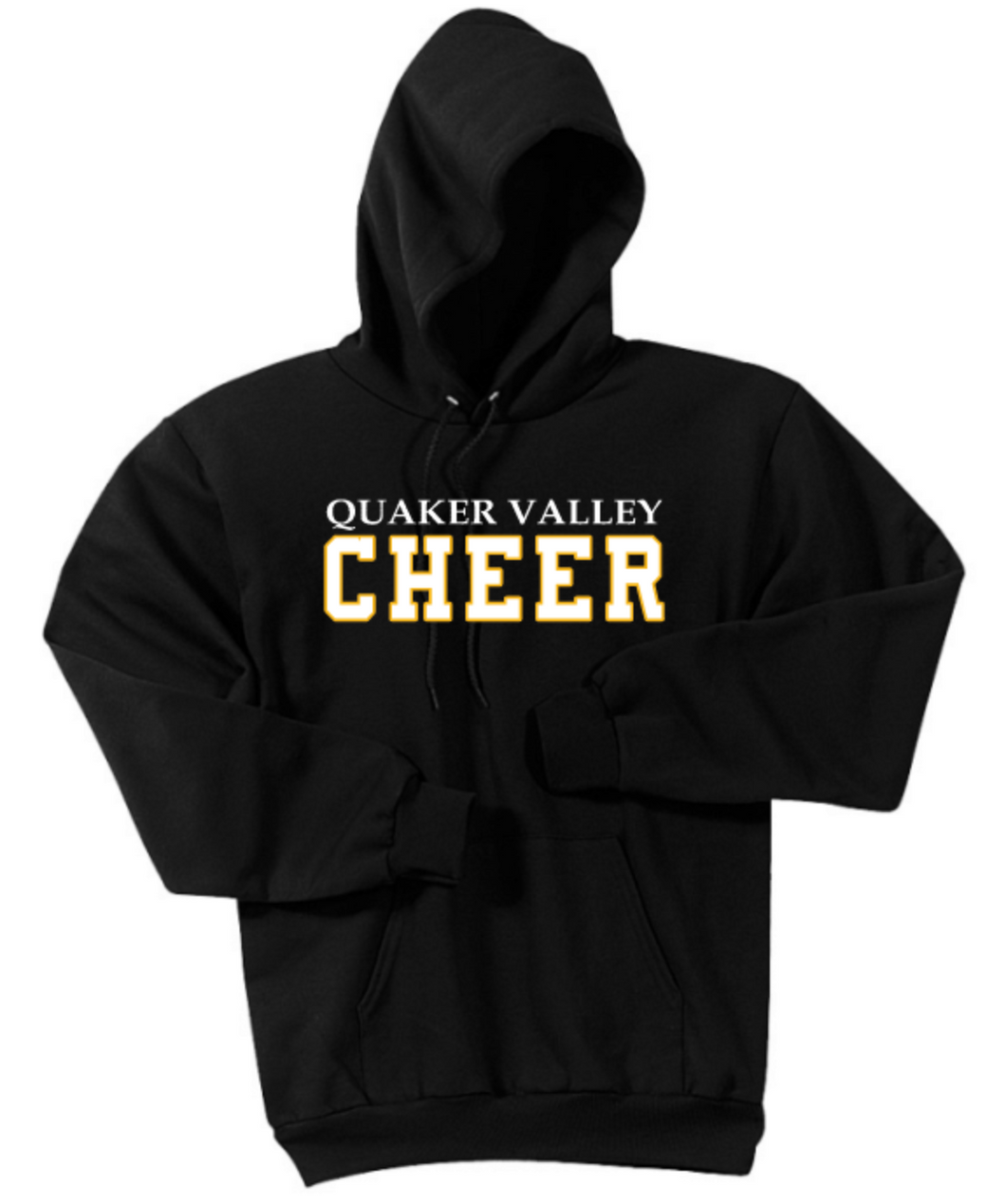 QUAKER VALLEY CHEER YOUTH & ADULT HOODED SWEATSHIRT 23/24