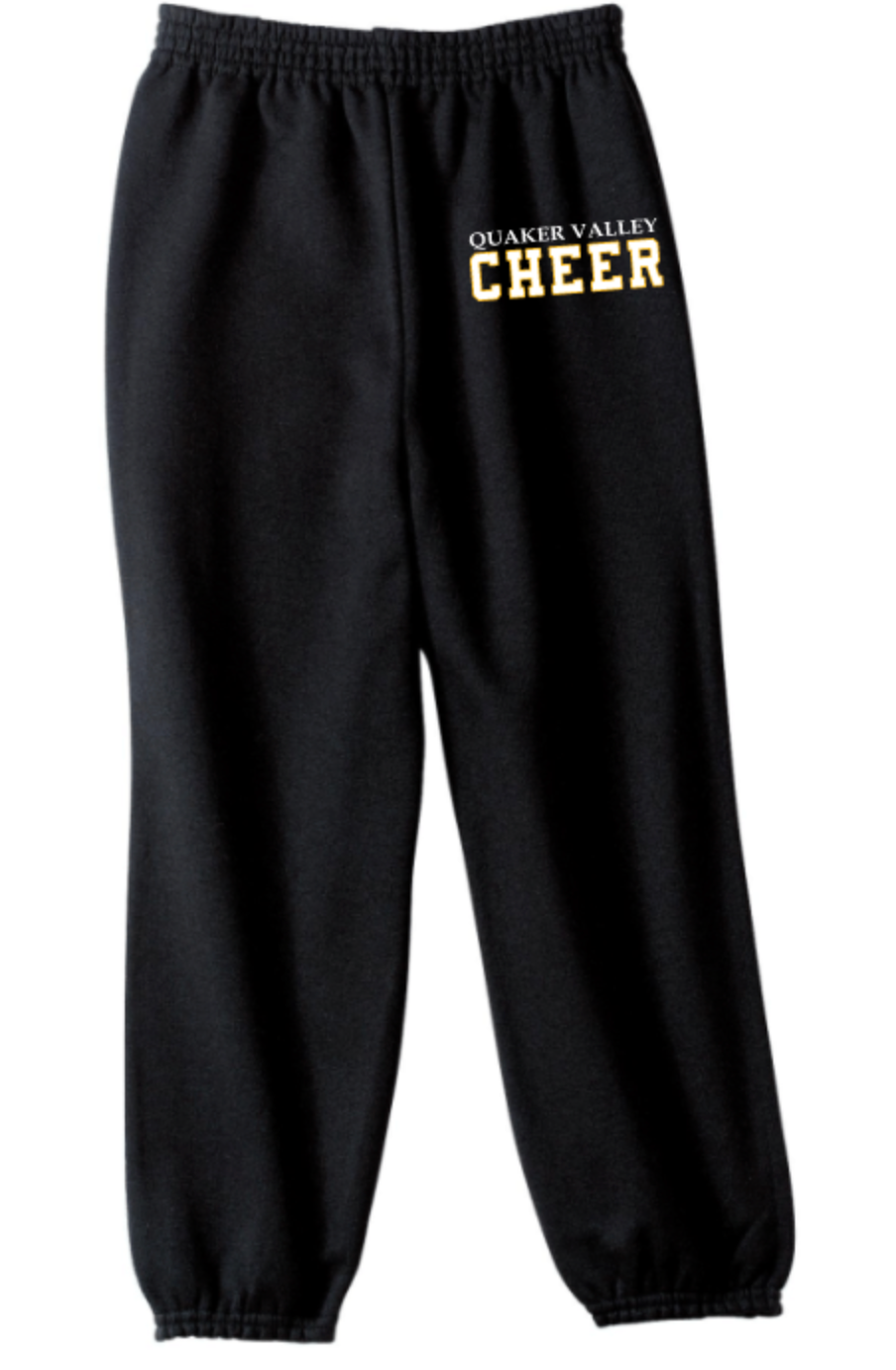 QUAKER VALLEY CHEER YOUTH & ADULT CORE FLEECE ELASTIC BOTTOM QUAKER VALLEY CHEER YOUTH & ADULT CORE FLEECE ELASTIC BOTTOM