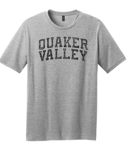 QUAKER VALLEY PERFECT BLEND T-SHIRT WITH VINTAGE LIVED-IN DESIGN