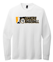 Load image into Gallery viewer, SPRING '26 FUNDRAISER QUAKER VALLEY BASEBALL RINGSPUN YOUTH &amp; ADULT LONG SLEEVE TEE - 4 DESIGN OPTIONS