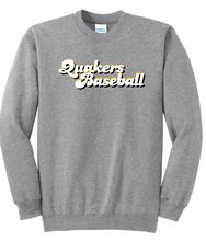 Load image into Gallery viewer, SPRING '26 FUNDRAISER QUAKER VALLEY BASEBALL YOUTH &amp; ADULT CREWNECK SWEATSHIRT - 4 DESIGN OPTIONS