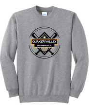 Load image into Gallery viewer, SPRING '26 FUNDRAISER QUAKER VALLEY BASEBALL YOUTH &amp; ADULT CREWNECK SWEATSHIRT - 4 DESIGN OPTIONS