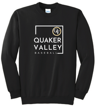 Load image into Gallery viewer, SPRING '26 FUNDRAISER QUAKER VALLEY BASEBALL YOUTH &amp; ADULT CREWNECK SWEATSHIRT - 4 DESIGN OPTIONS