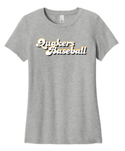 Load image into Gallery viewer, SPRING '26 FUNDRAISER - QUAKER VALLEY BASEBALL - LADIES FIT TEE W/ 3 DESIGN OPTIONS