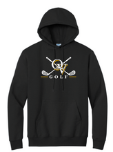 Load image into Gallery viewer, FUNDRAISER - QUAKER VALLEY GOLF YOUTH &amp; ADULT HOODED SWEATSHIRT - WHITE OR BLACK
