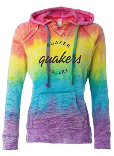 QUAKER VALLEY RAINBOW LADIES SWEATSHIRT