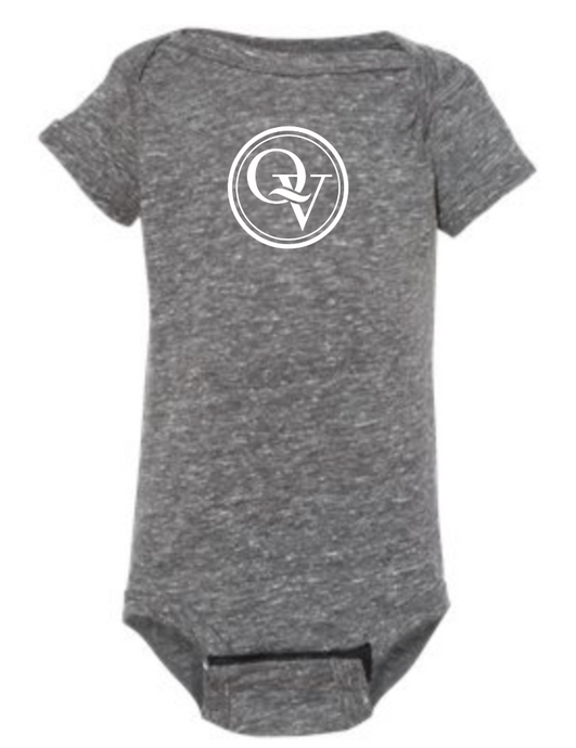 QUAKER VALLEY INFANT MELANGE ONESIE