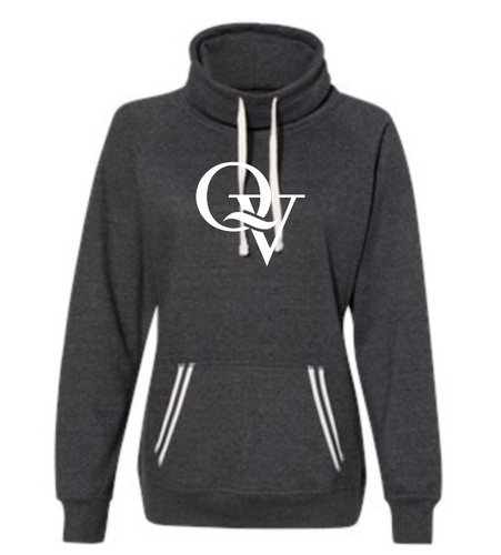 QUAKER VALLEY LADIES RELAY COWLNECK SWEATSHIRT