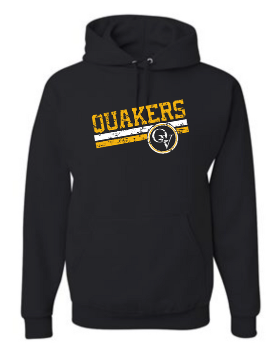QUAKER VALLEY VINTAGE DESIGN YOUTH & ADULT HOODED SWEATSHIRT