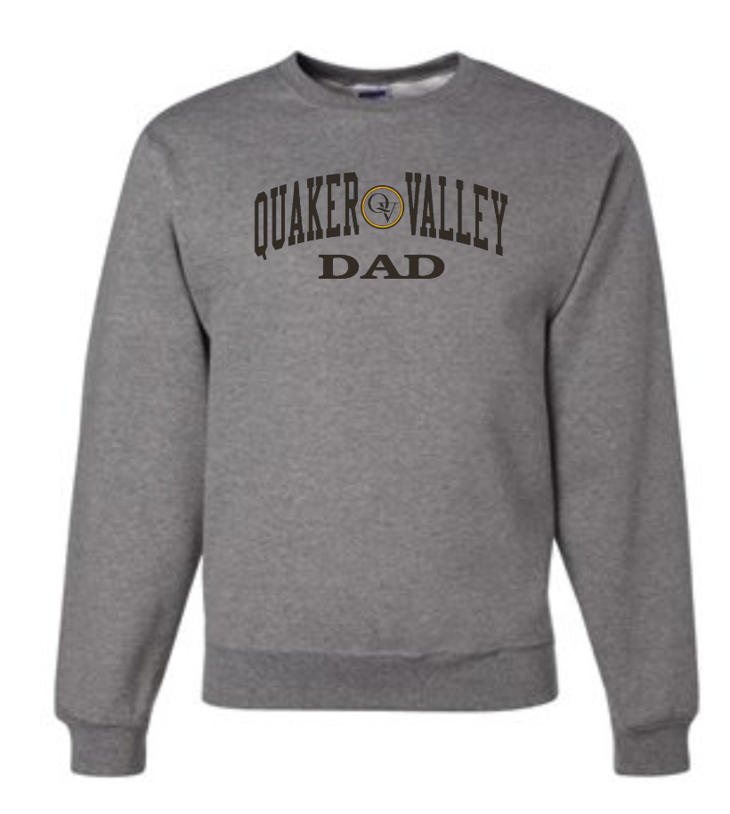 QUAKER VALLEY FAMILY GEAR ADULT CREW NECK SWEATSHIRT - DAD