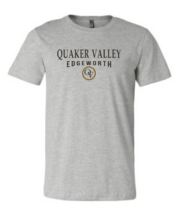 QUAKER VALLEY EDGEWORTH 20/21 YOUTH & ADULT SHORT SLEEVE T-SHIRT - ATHLETIC GRAY