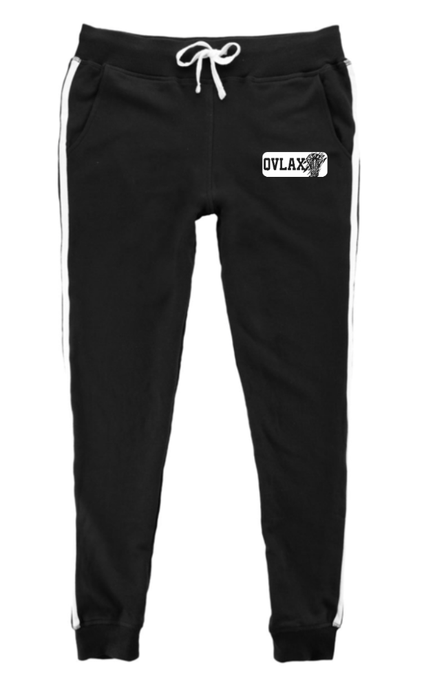 QVMS GIRLS LACROSSE -OFFICIAL 2021 FUNDRAISER ITEM - WOMEN'S STRIPED STADIUM JOGGERS