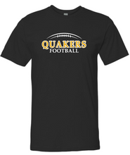 Load image into Gallery viewer, QUAKER VALLEY FOOTBALL FINE COTTON JERSEY YOUTH &amp; ADULT SHORT SLEEVE TEE -  BLACK OR HEATHER