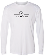 Load image into Gallery viewer, *NEW* QUAKER VALLEY TENNIS -  YOUTH &amp; ADULT PERFORMANCE SOFTLOCK LONG SLEEVE T-SHIRT - WHITE OR BLACK