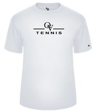 Load image into Gallery viewer, *NEW* QUAKER VALLEY TENNIS -  YOUTH &amp; ADULT PERFORMANCE SOFTLOCK SHORT SLEEVE T-SHIRT - WHITE OR BLACK
