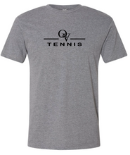 Load image into Gallery viewer, *NEW* QUAKER VALLEY TENNIS FINE COTTON JERSEY YOUTH &amp; ADULT SHORT SLEEVE TEE -  BLACK OR HEATHER