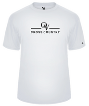 Load image into Gallery viewer, *NEW* QUAKER VALLEY CROSS COUNTRY -  YOUTH &amp; ADULT PERFORMANCE SOFTLOCK SHORT SLEEVE T-SHIRT - WHITE OR BLACK