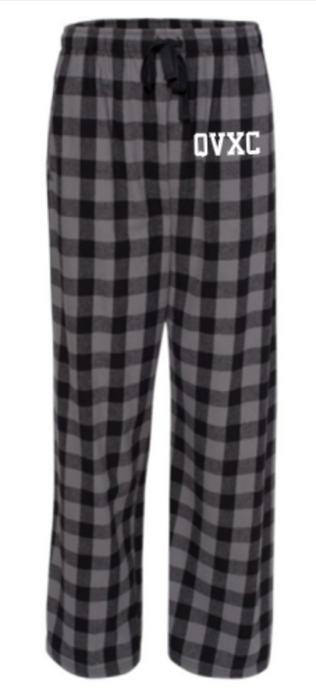 *FUNDRAISER* QUAKER VALLEY HIGH SCHOOL CROSS COUNTRY ADULT PLAID FLANNEL PANTS WITH POCKETS