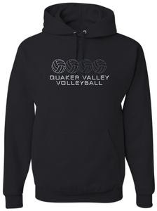 QUAKER VALLEY VOLLEYBALL YOUTH & ADULT HOODED SWEATSHIRT