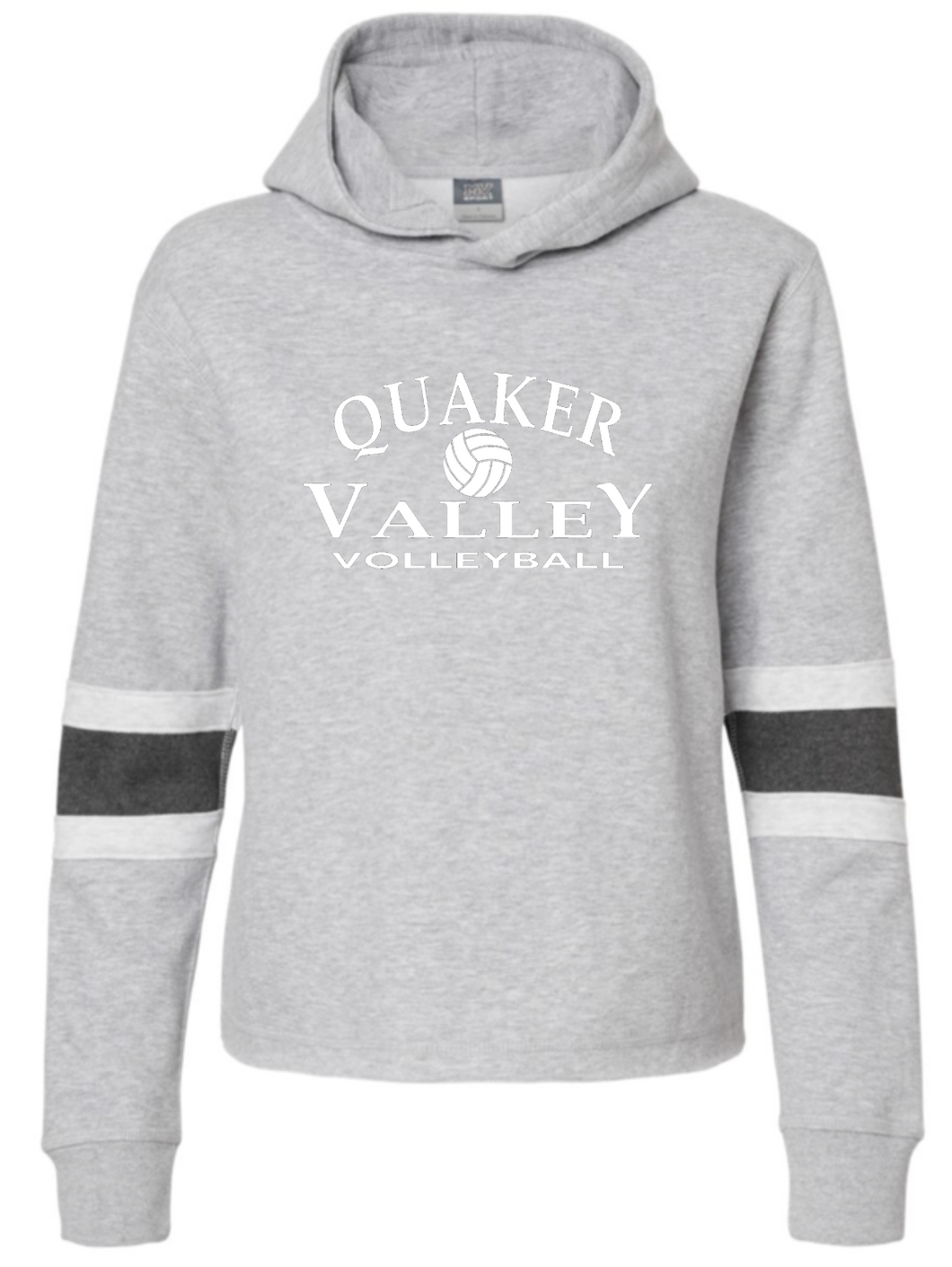 QUAKER VALLEY VOLLEYBALL WOMEN'S SUEDED FLEECE THERMAL LINED HOODED SWEATSHIRT