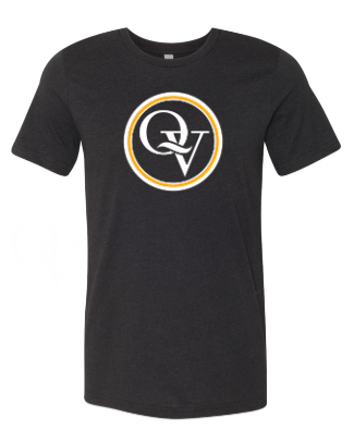 QUAKER VALLEY  TODDLER, YOUTH & ADULT SHORT SLEEVE T-SHIRT - BLACK