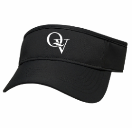 QUAKER VALLEY LEGACY BRAND COOL-FIT ADJUSTABLE VISOR - HEATHER GREY OR BLACK