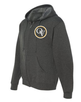 QUAKER VALLEY  TODDLER, YOUTH & ADULT FULL ZIP HOODED SWEATSHIRT