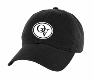 QUAKER VALLEY LEGACY BRAND ADULT SIZE RELAXED TWILL HAT - GREY OR BLACK
