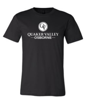OSBORNE TODDLER, YOUTH & ADULT SHORT SLEEVE T-SHIRT - BLACK OR ATHLETIC GRAY