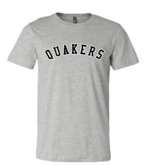 QUAKER VALLEY TODDLER, YOUTH & ADULT SHORT SLEEVE T-SHIRT - GREY