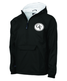 QUAKER VALLEY EMBROIDERED YOUTH & ADULT WIND & WATER RESISTANT PULLOVER