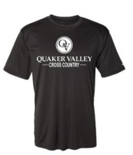 Load image into Gallery viewer, QUAKER VALLEY CROSS COUNTRY YOUTH &amp; ADULT PERFORMANCE SOFTLOCK SHORT SLEEVE TEE - BLACK OR GRAPHITE