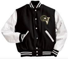 Load image into Gallery viewer, QUAKER VALLEY MEN&#39;S EMBROIDERED VARSITY LETTERMAN JACKET - CUSTOM