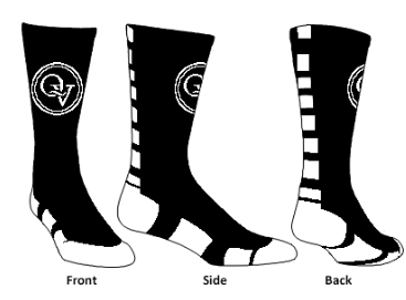 QUAKER VALLEY KNIT MID-CALF SOCKS