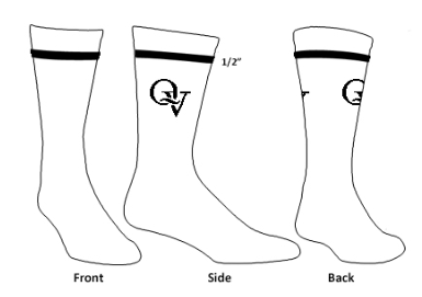 QUAKER VALLEY KNIT CREW SOCKS