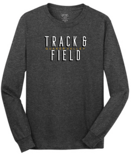 track and field gears 2023 FUNDRAISER - QUAKER VALLEY TRACK & FIELD LONG SLEEVE TEE